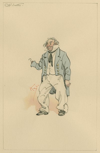 Captain Cuttle by Joseph Clayton Clarke